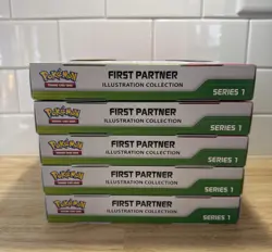 Lot Of 5 ✅ Pokemon TCG First Partner Illustration Collection Series 1 New Sealed - Image 4
