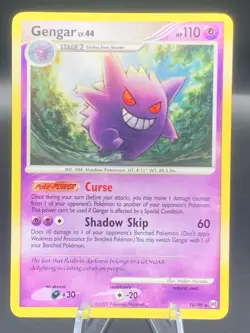Pokemon 2009 Platinum Arceus Gengar Rare Non-Holo #16/99 - LP+ [BLISS] - Image 1