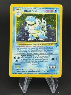 Blastoise #2 - Rare HOLO - Pokemon Base Set 2 - HP - Image 1