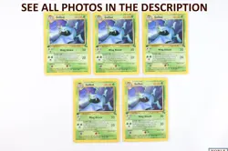 Pokemon TCG Golbat 1st Edition Fossil Set Uncommon 34/62 Lot of 5 NM LP (CS) - Image 1