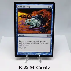 MTG - M12 - Turn to Frog - #078 - Lightly Played - Image 1