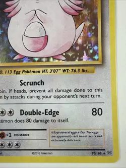 Pokemon TCG XY Evolutions Chansey Holo Card 70/108 NM - Image 5