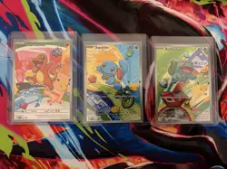 Pokemon TCG First Partner Illustration Collection Series 1 Kanto GEN 1 Starters - Image 1