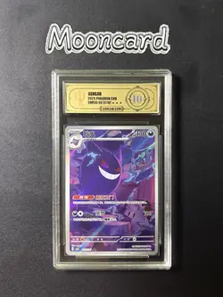 APH Gold 10 Pokemon Chinese Gengar Full Art 2025 CBB3C 03 07/07 Gem 3 - Image 1