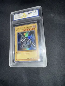 Yu-Gi-Oh Red-Eyes Black Dragon Card 2003 SDJ #001 - WCG 10 GEM MT - Image 1