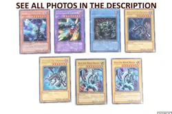 Yugioh Dragon Card Lot Red Eyes B. Dragon SDJ Blue Eyes SKE Barrel XYZ MP (CS) - Image 1