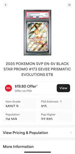 41x ETB Back Star Promo Pokemon Card Lot - Eevee 173 Wobbuffet 203 Thundurus 209 - Image 4