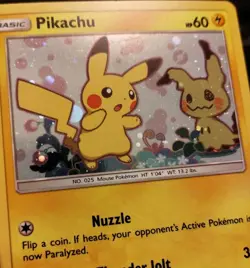 Pokemon Card Pikachu Sun & Moon Promo SM162 - NM Condition - Image 3