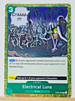 Electrical Luna OP08-036 - FOIL - Two Legends - One Piece CCG - Image 1