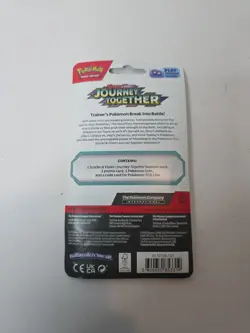 1 Pokemon TCG Journey Together Yanma Booster Checklane Blister Pack Sealed - Image 3
