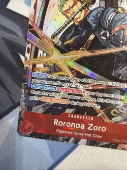 One Piece: Roronoa Zoro (Alternate Art) EB04-007 Adventure on Kami's Island NM - Image 5