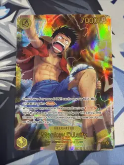 One Piece TCG Monkey.D.Luffy OP15-119 SEC Near Mint In Hand - Image 1
