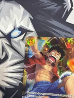 One Piece TCG Monkey.D.Luffy OP15-119 SEC Near Mint In Hand - Image 2