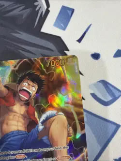 One Piece TCG Monkey.D.Luffy OP15-119 SEC Near Mint In Hand - Image 3