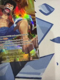 One Piece TCG Monkey.D.Luffy OP15-119 SEC Near Mint In Hand - Image 4