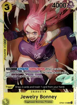 One Piece Two Legends OP08-105 Foil Jewelry Bonney - Image 1