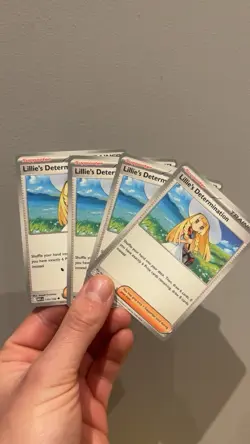 4 x Lillie's Determination - 119/132 - Trainer Playset - Pokemon TCG [NM] - Image 1