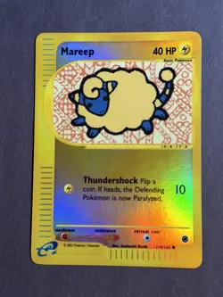 Mareep - Expedition Base Set - 119/165 - Reverse Holo - NM - Image 2