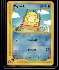 Psyduck 104/147 Aquapolis Common English Pokemon Card - Image 1
