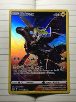 Zekrom TG05/TG30 Brilliant Stars: Trainer Gallery Pokemon TCG - Near Mint - Image 2