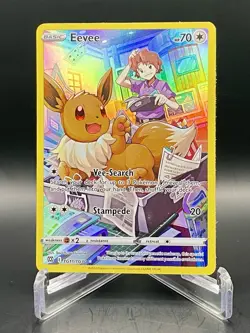 Eevee TG11/TG30 Brilliant Stars Trainer Gallery Ultra Rare Holo Pokemon TCG NM/M - Image 1