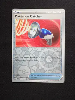 Pokemon Catcher 187/198 Reverse LP-NM - Pokemon TCG Scarlet&Violet Base Set SVI - Image 1