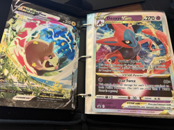Pokemon 4 Pocket Binder Cards 200+ Cards Holo's, Reverse Holo, V's, Jumbo - Image 2