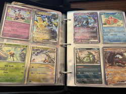 Pokemon 4 Pocket Binder Cards 200+ Cards Holo's, Reverse Holo, V's, Jumbo - Image 4