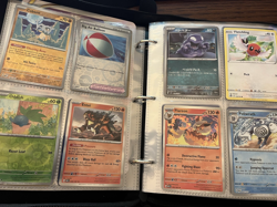 Pokemon 4 Pocket Binder Cards 200+ Cards Holo's, Reverse Holo, V's, Jumbo - Image 5