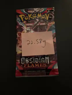 VERY HEAVY! 22.58g Obsidian Flames Pokemon TCG Factory Sealed Booster Pack!!! - Image 4