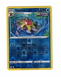 Starmie 053/264 Swsh08: Fusion Strike Reverse Holo Rare - Pokemon Card NM - Image 1