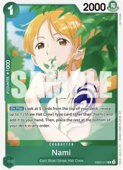 Nami EB02-017 English R Extra Booster: Anime 25th Collection One Piece Card Game - Image 1