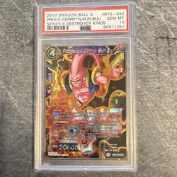 Dragon Ball Super Card Prodigious Absorption Majin Buu BT6-042 Foil SR PSA 10 - Image 1
