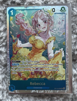 One Piece TCG Rebecca OP15-053 SR Foil English OP15 NM Card - Image 1