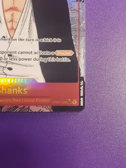 Shanks OP01-120 Manga Alt Art SEC PRB-01 One Piece Card English - Image 3