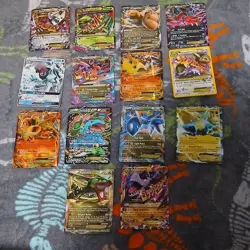 Nintendo Pokemon EX Full Art Holo Card Lot 15 Charizard Rayquaza Kyogre Groudon - Image 1