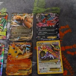 Nintendo Pokemon EX Full Art Holo Card Lot 15 Charizard Rayquaza Kyogre Groudon - Image 3