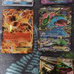 Nintendo Pokemon EX Full Art Holo Card Lot 15 Charizard Rayquaza Kyogre Groudon - Image 5