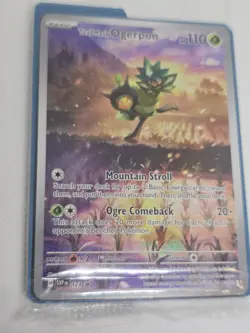 Teal Mask Ogerpon SVP 123 Full Art Promo Sealed - English Near Mint Pokemon Card - Image 5