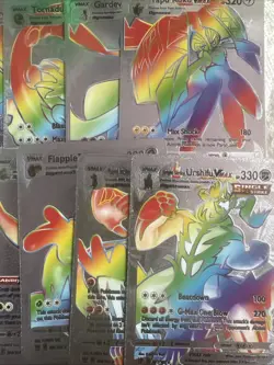 Pokemon Silver Foil 🔥Fan Art 🔥Cards Lot Of 10 Total NM - Image 3