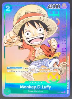 2023 ONE PIECE PROMOS BANDAI CARD GAMES SET P-037 MONKEY D. LUFFY DD5 - Image 1