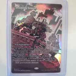 Doubling Season (Borderless) MTG TMNT Mythic 0011 Foil - Image 1