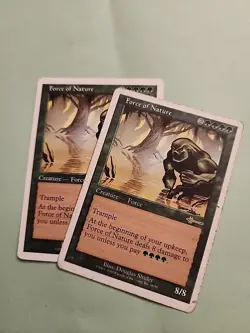 MTG 2X Force of Nature – Beatdown Card # 56 - Image 1