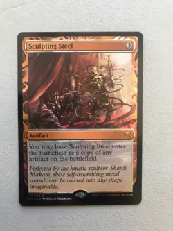 Mtg Kaladesh Invention Sculpting Steel Masterpiece FOIL NM - Image 1