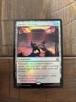 Duelist's Heritage - Avatar: The Last Airbender #153 MTG FOIL - Image 1