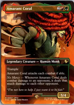 Amarant Coral (Borderless) R Commander: FINAL FANTASY 457 NM Magic - Image 1