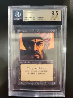 El-Hajjaj Arabian Nights BGS 9.5B MTG - Image 1