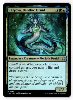Tatyova, Benthic Druid 247 Foundations Foil NM - Image 1
