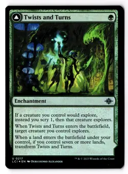 Twists and Turns 217 The Lost Caverns of Ixalan Foil NM - Image 1