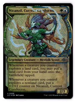 Nicanzil, Current Conductor (Showcase) 306 The Lost Caverns of Ixalan Foil NM - Image 1